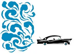 Exhaust coming from an automobile tailpipe