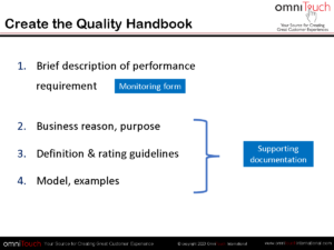 The Elements of a Quality Handbook