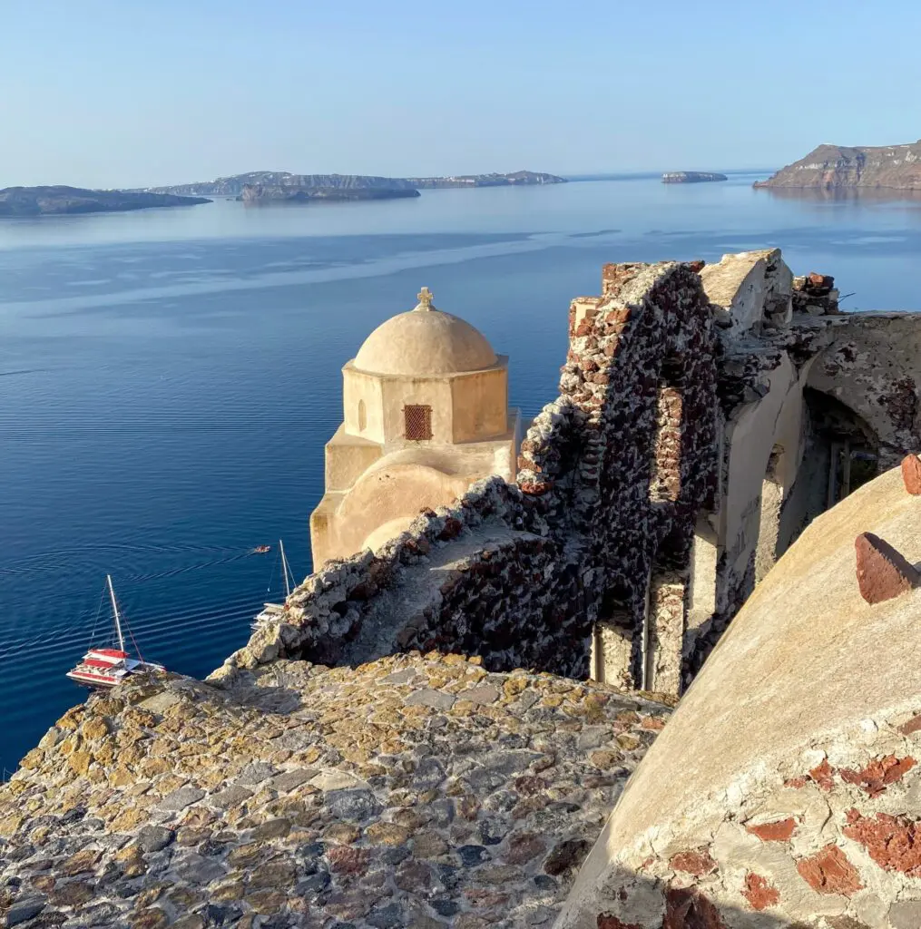 View across Santorini, Greece